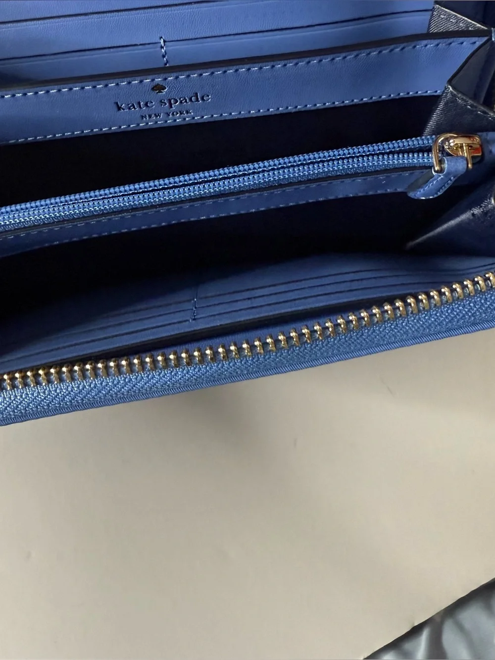 Kate Spade  New York Periwinkle Zip Wallet